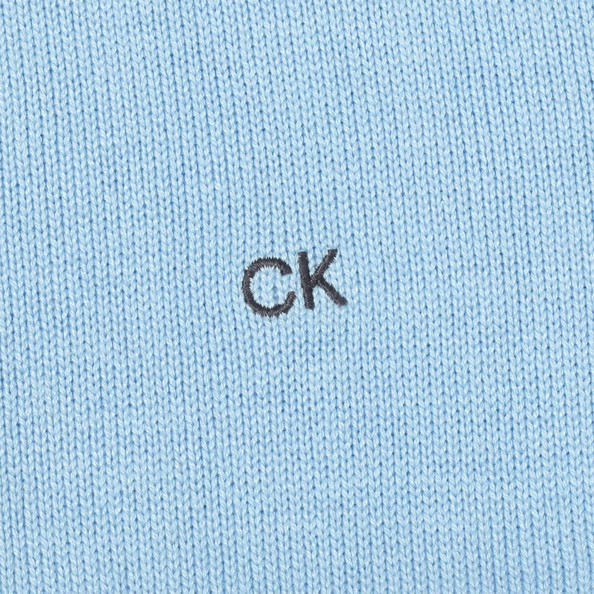 Calvin Klein Meski gruby bawelniany sweter z zamkiem blyskawicznym 1/2