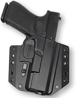 Holster for Glock™ 19 23 32 19X 45 19MOS 19M - OWB Holster/Adjustable Retention, Cant, Audible Click - Outside The Waistband - Comfort and Concealment - EDC - Pistol Holster - Gun Holster