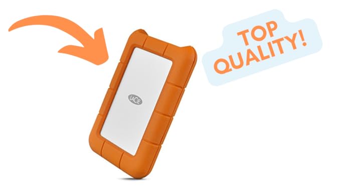 新品 LaCie ポータブルHDD 2TB Rugged USB-typeC Amazon.com: LaCie Rugged USB-C 2TB External Hard Drive