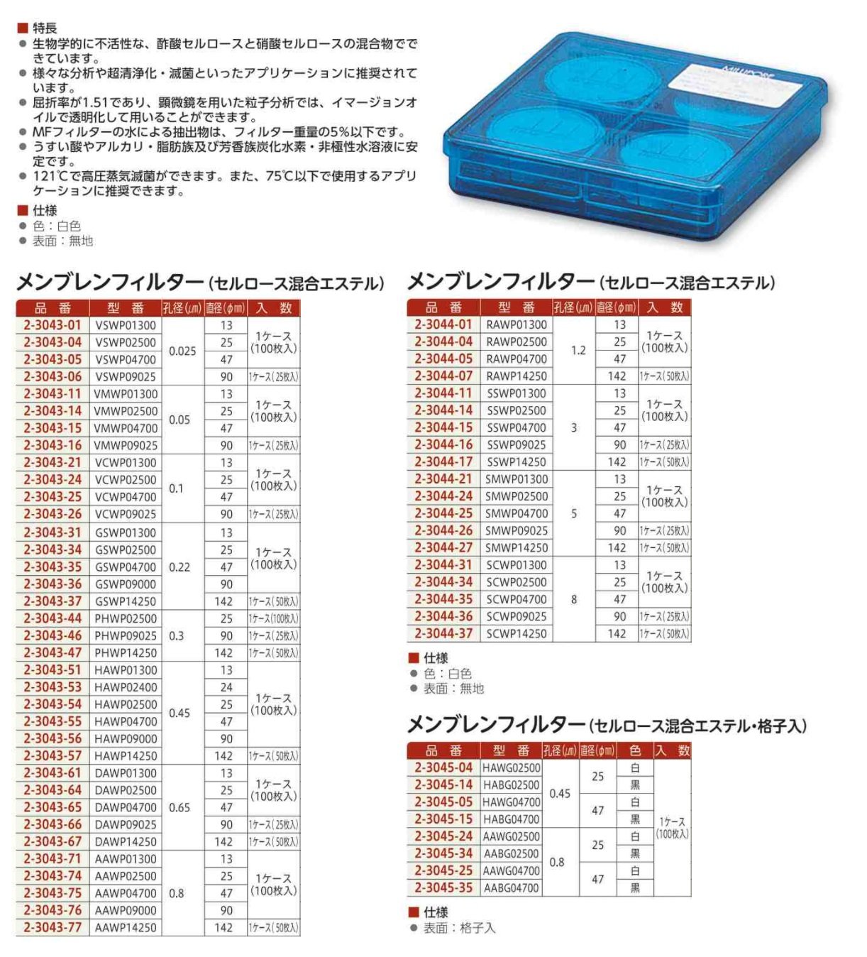 Amazon.co.jp: Merckメルクミリポア メンブレンフィルター(セルロース
