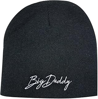 Big Daddy Knit Black Skull Cap (Black) - One Size