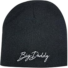 Big Daddy Knit Black Skull Cap Black