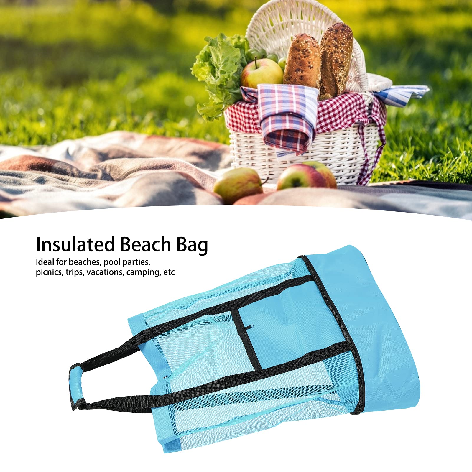 Modische Mesh-Tragetasche Für Damen – Vielseitige Schultertasche Aus PU, Leicht & Stylisch – Perfekt Für Pool, Strand, Einkauf & Fitnessstudio