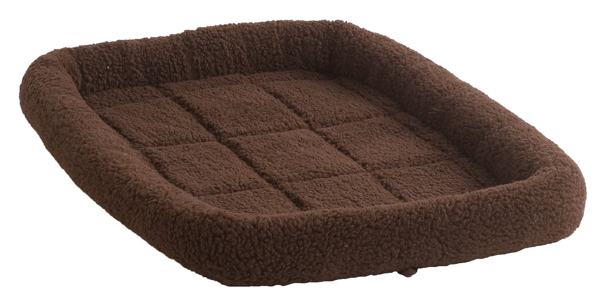 LITTLE GIANT Fleece Pet Bed - Pet Lodge - Medium Dog Bed, Machine Washable (Chocolate) (Item No. 160759)