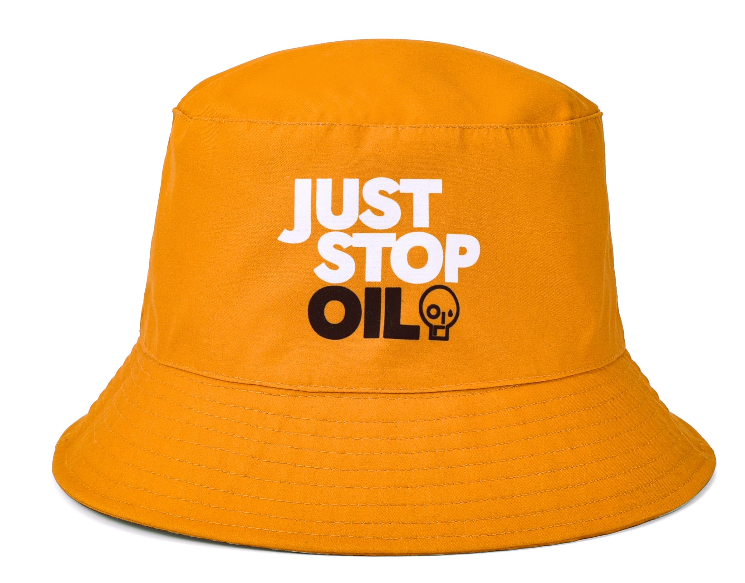 Just Stop Oil Bucket Hat Orange