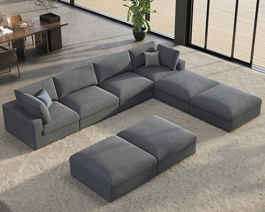 bulge sofa ottoman / バージュ ソファ オットマン　グレー bulge sofa ottoman / バージュ ソファ オットマン グレー bulge sofa