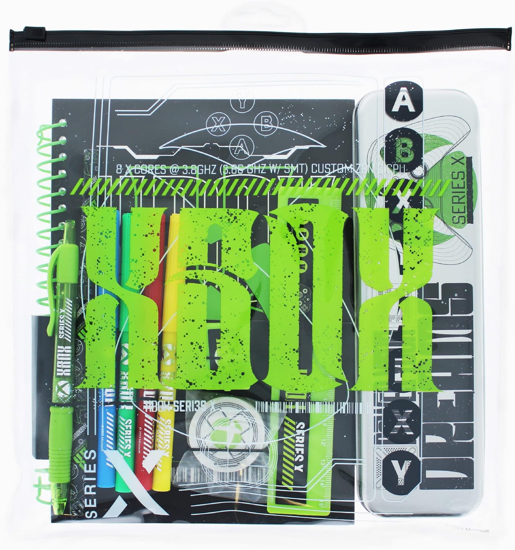 Blueprint CollectionsXbox Large Stationery Set | School Set | Colouring Set | XBox Stationary Set | School Supplies | Bumper Stationery Set