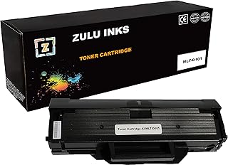Zulu Inks 1 Black Compatible Toner Cartridge Replacement for Samsung MLT-D101S ML-2165W SCX-3400F SCX-3400FW SCX-3405 SCX-3405FW SCX-3405W SF-760P