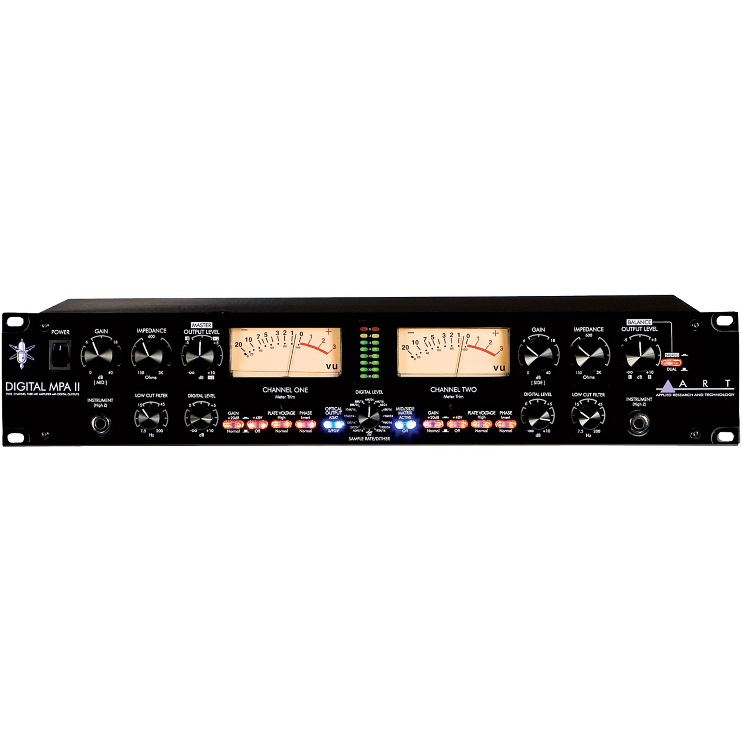【送料込み】ART DIGITAL MPA II 2チャンネル真空管プリアンプ Amazon.com: ART Digital MPA II 2-Channel Tube Microphone