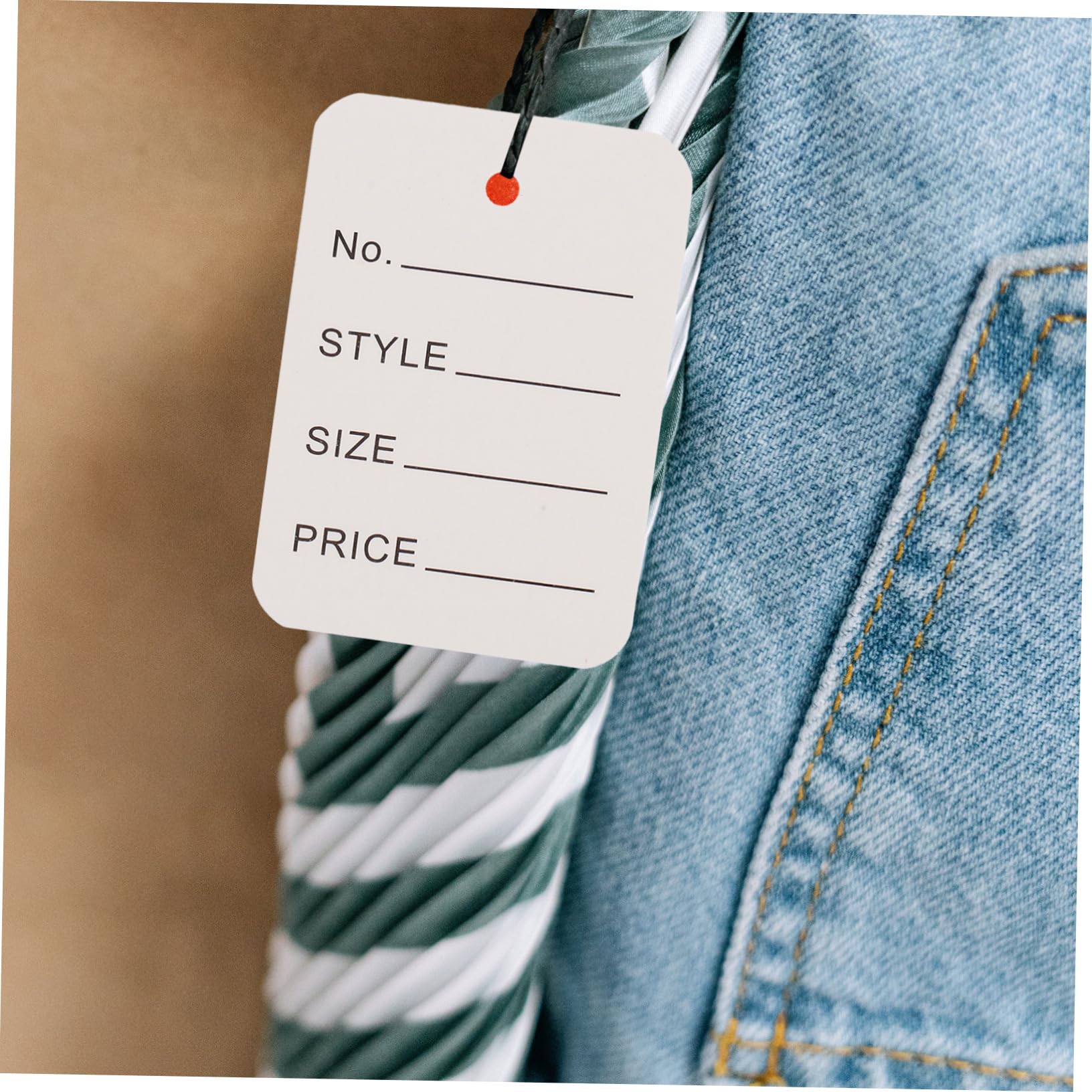 Operitacx 5000pezzi Etichette Appese Per Abbigliamento Scarpe e Tag Per Design Per Appendere Per Supermercati e Negozi