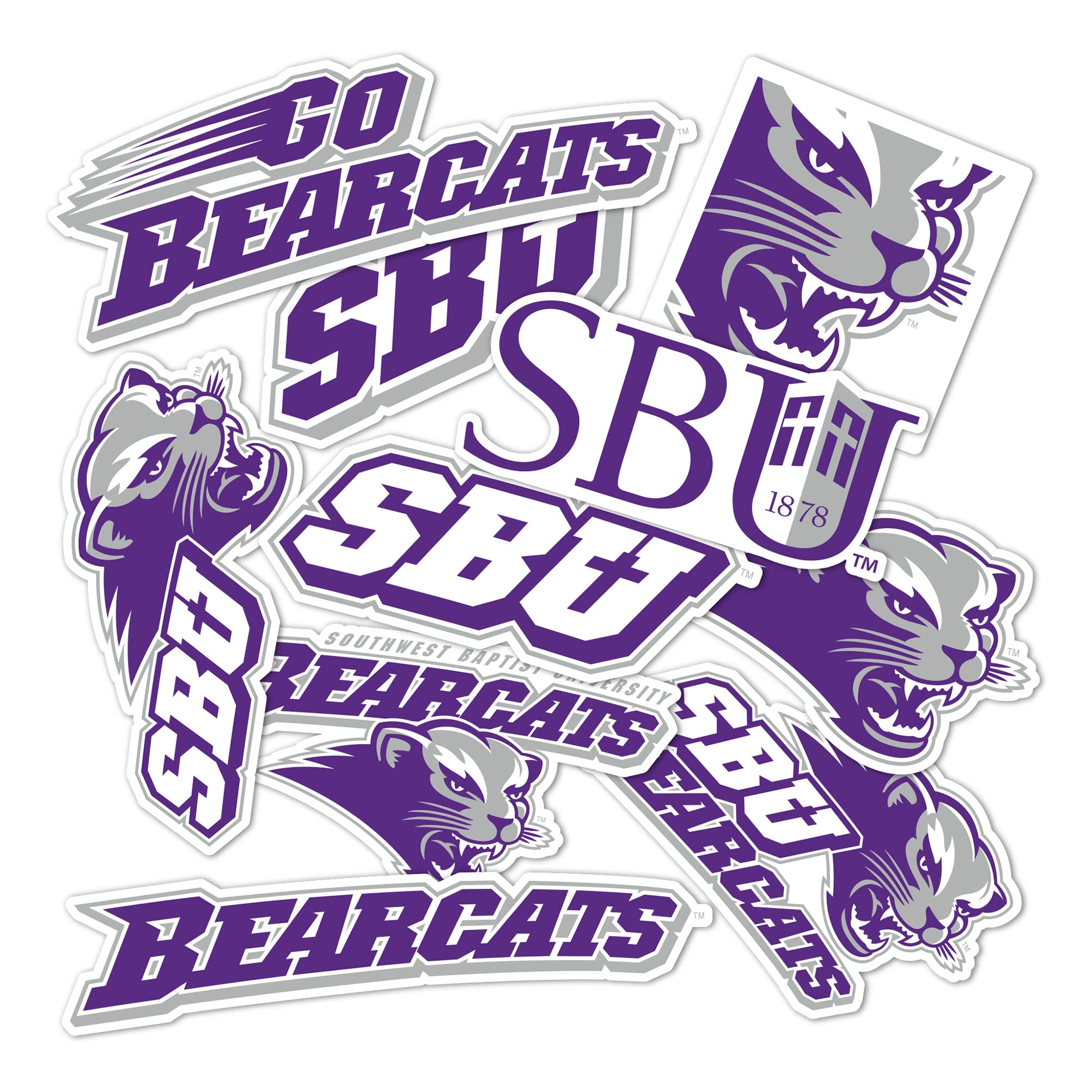 Southwest Baptist University Bearcats 3x5 Flag - Officially Licensed Polyester Flag With Grommets
