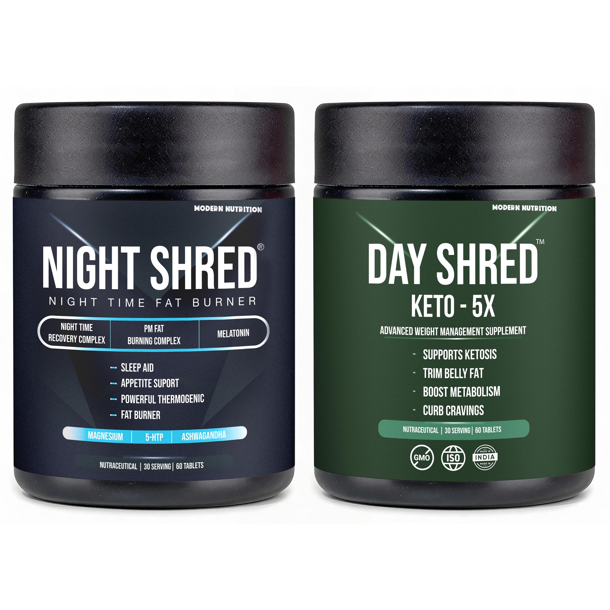 Keto & Night Shred | Support Weight Management For Men Women | Metabolic Support | 120 Tab-image-30