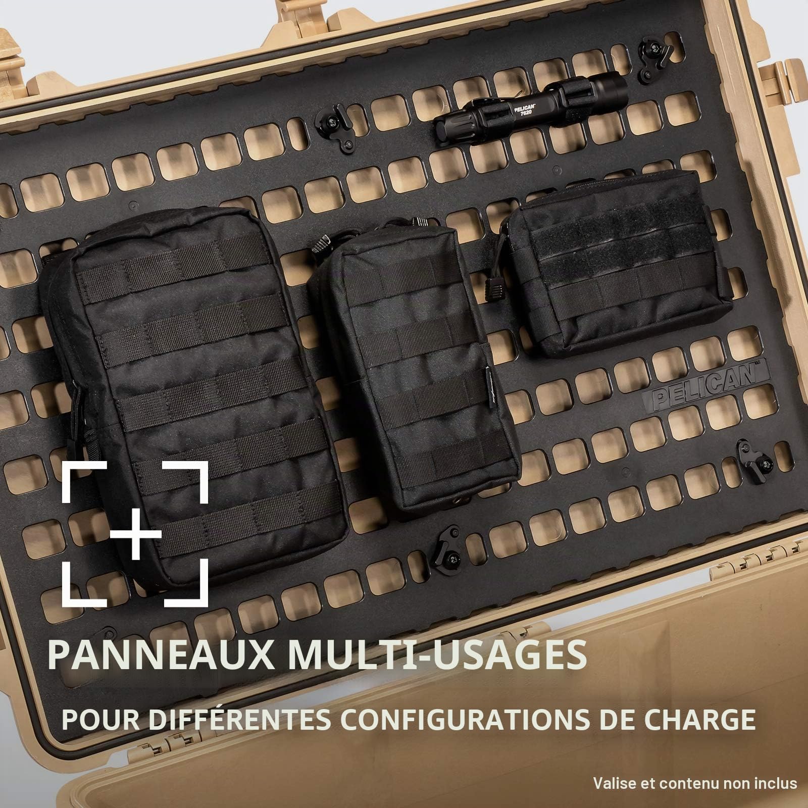 Pelican Panneau Molle 1650, 016500-5200-110