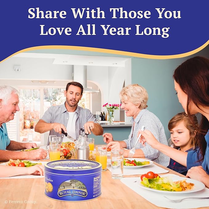 Royal Dansk Danish Butter Cookies, Galletas Premium con Mantequilla Real, 24 oz miniatura 7