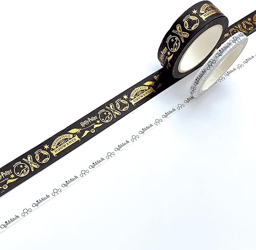 Miniatura 4 de Paper House Productions Harry Potter - Juego de 2 rollos de cinta washi decorativa para álbumes de recortes y manualidades, mapa de merodeadores
