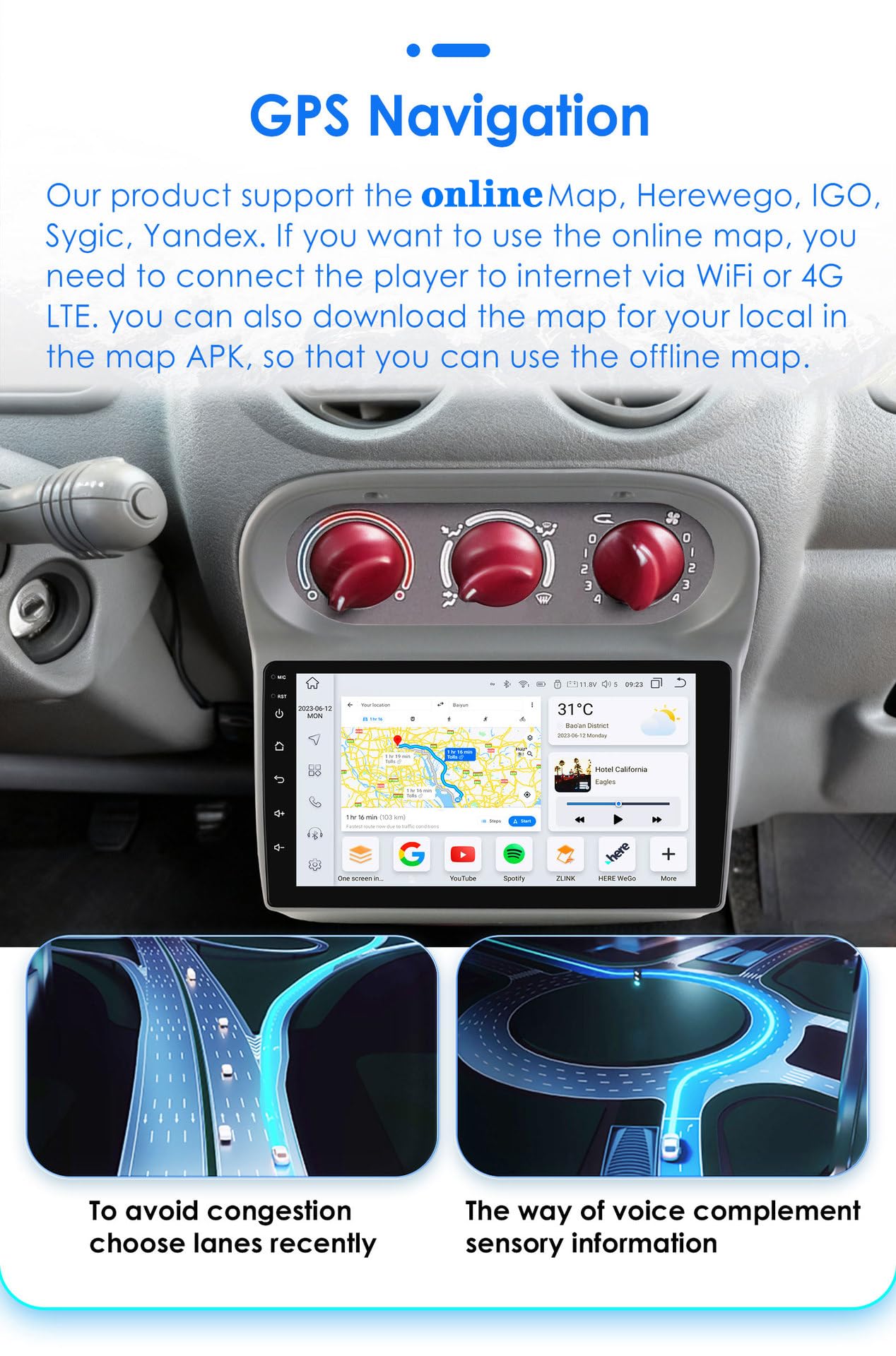 Dla Renault Twingo 2005-2013 aktualizacja radia samochodowego Android 15