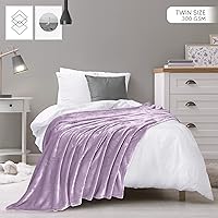 Vista 436 de Utopia Bedding - Manta de vellón de lujo, mullida, antiestática; manta de suave microfibra de 8.8 oz/yd² (300 g/m²) para cama; tamaño individual