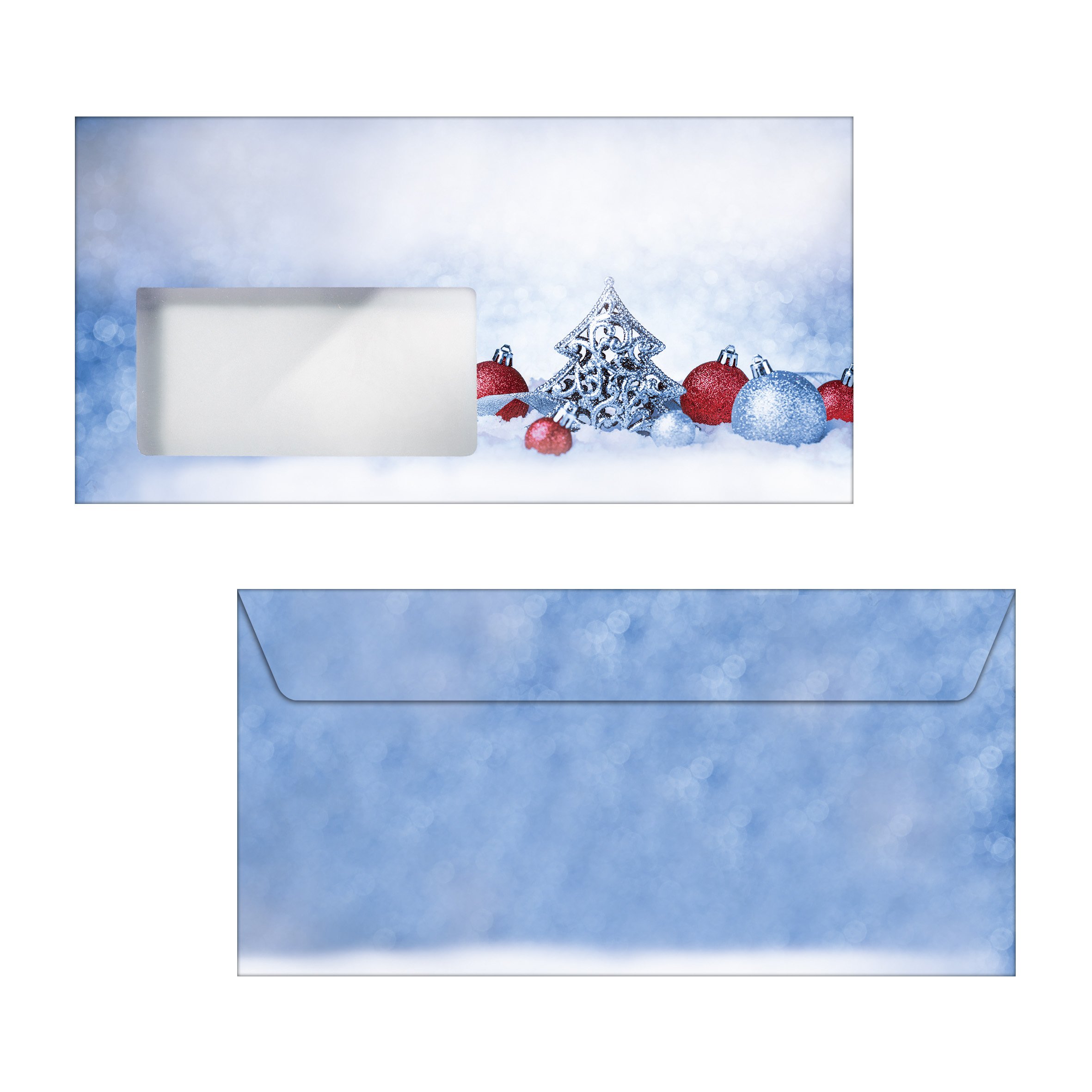 SIGEL DU086 Christmas envelopes "Christmas Moments", DL, with window, 90 gsm, 25 pcs.
