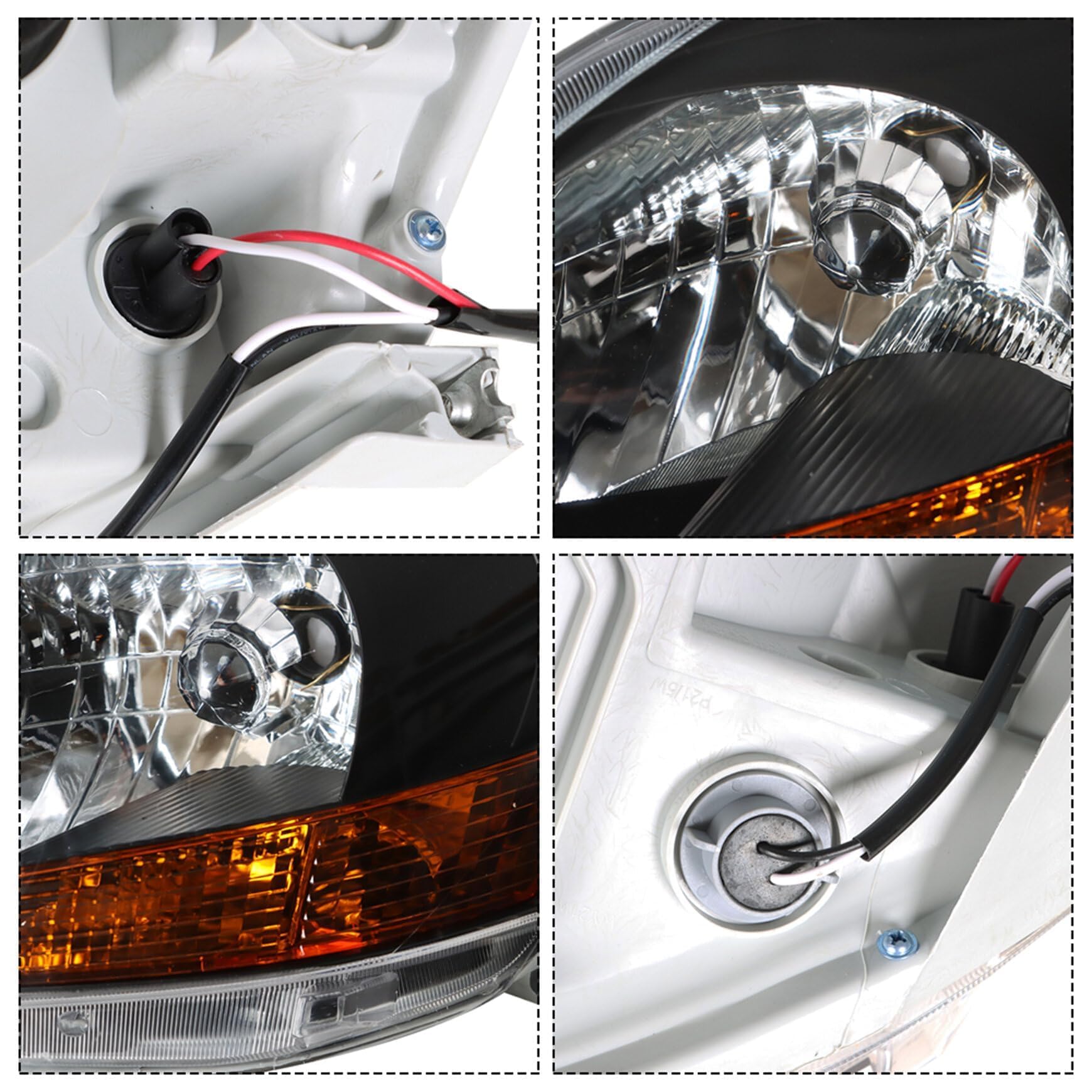 Amazon | Silscvtt 交換用 2007-2011 トヨタ ヤリス ブラック