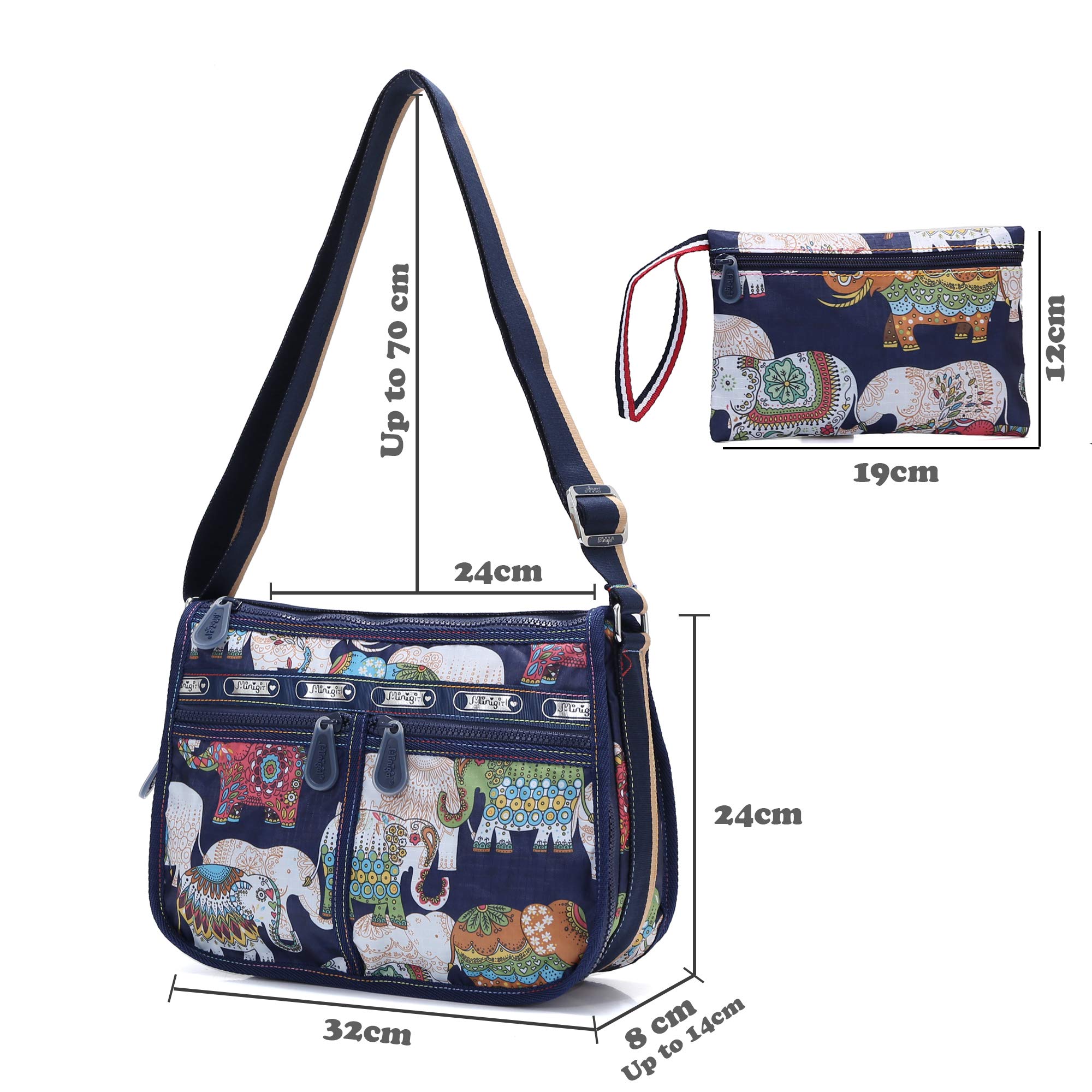 Practical and Stylish Crossbody Bag for Women Waterproof Shoulder Bag : Your Everyday Essential- Elephant