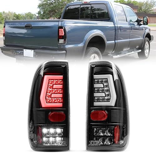 Miniatura 22 de ROXX Conjunto de luz trasera compatible con Ford F-150/F-250/F-350 1999 2000 2001 2002 2003 Ford F-150/F-250/F-350 lado del conductor y del pasajero