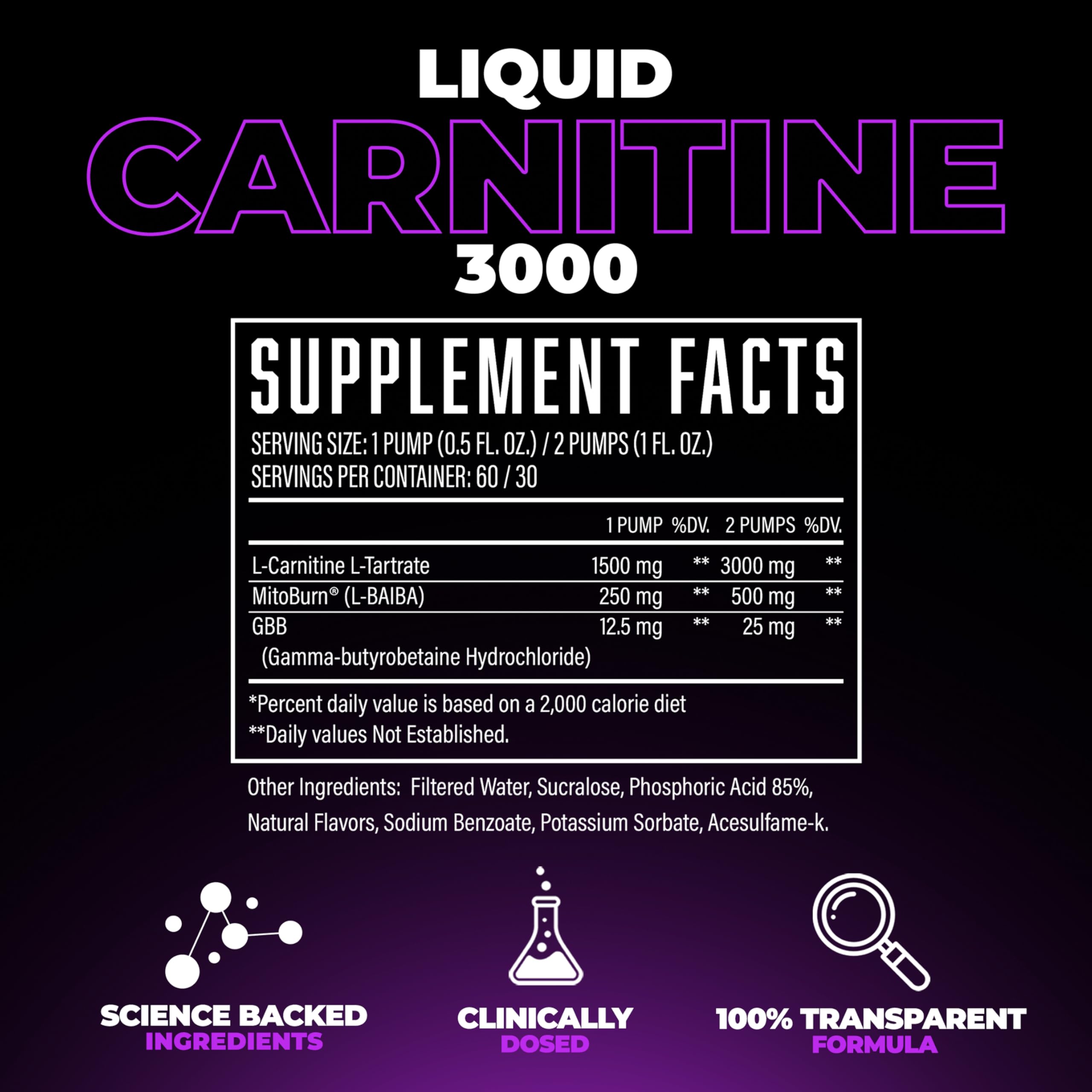 l carnitine gbb Amazon.com: 5% Nutrition Rich Piana Liquid L-Carnitine 3150 main image 0