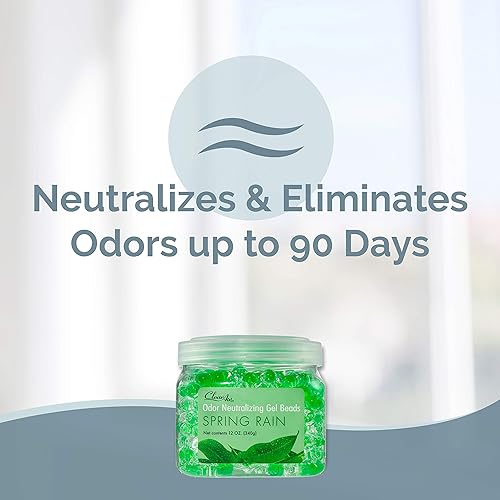 Miniatura 14 de Clear Air - Perlas de gel para eliminar olores en baños, vehículos, barcos, caravanas y áreas de mascotas, desodorante ambiental hecho con aceites