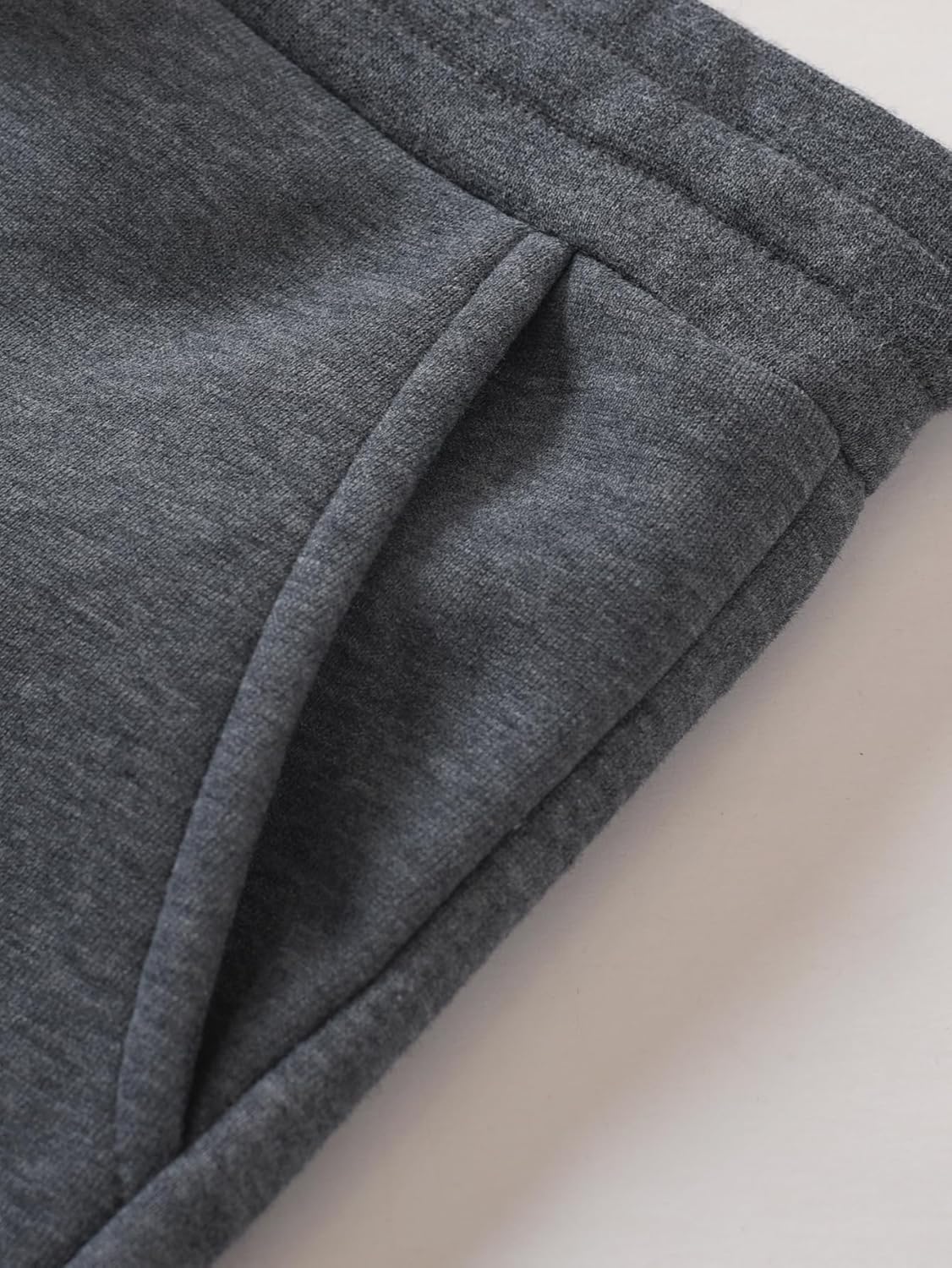 Weintee Women's Petite Wide Leg Fleece Sweatpants with Pockets - Image 5