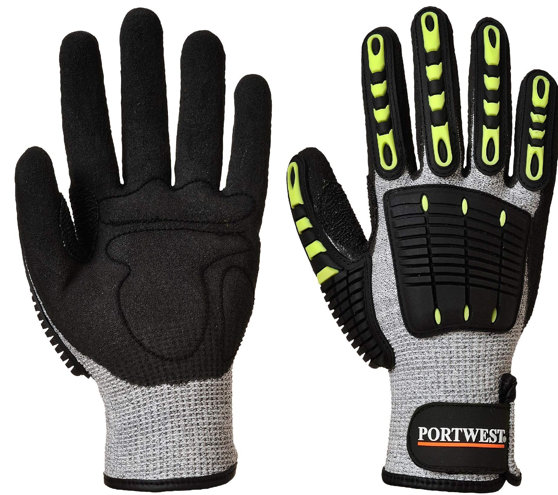 Portwest A722 - Anti Impact Cut Resistant Glove Grey/Black (B088P4631F) Amazon Price History, Amazon Price Tracker