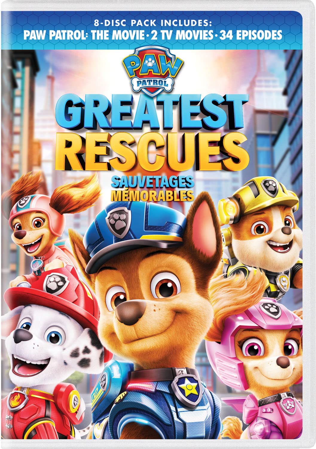 PAW Patrol: Greatest Rescues Pack [DVD] (Bilingual): Amazon.ca: Various ...
