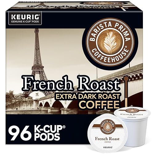 Miniatura 1 de Barista Prima Coffeehouse, cápsulas Keurig de tostado francés para una sola porción, 96 unidades