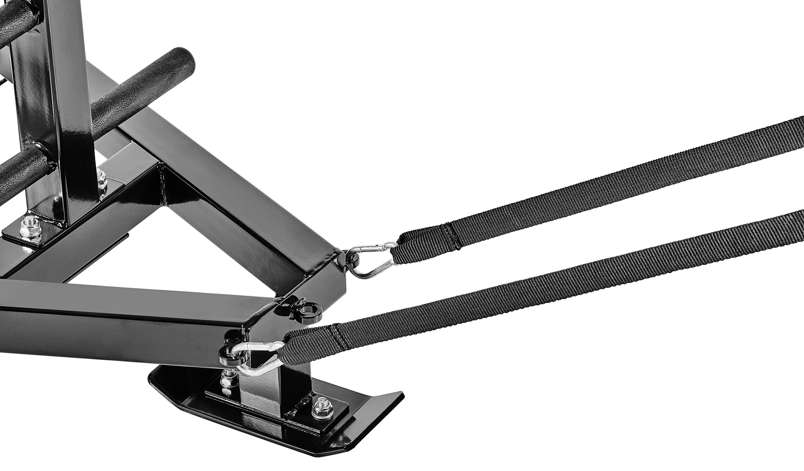Bad Company Power Gym Sled inkl. Zug-Geschirr I Sprint und Gewichts-Schlitten für Ausdauer- und Schnelligkeitstraining I BCA-132