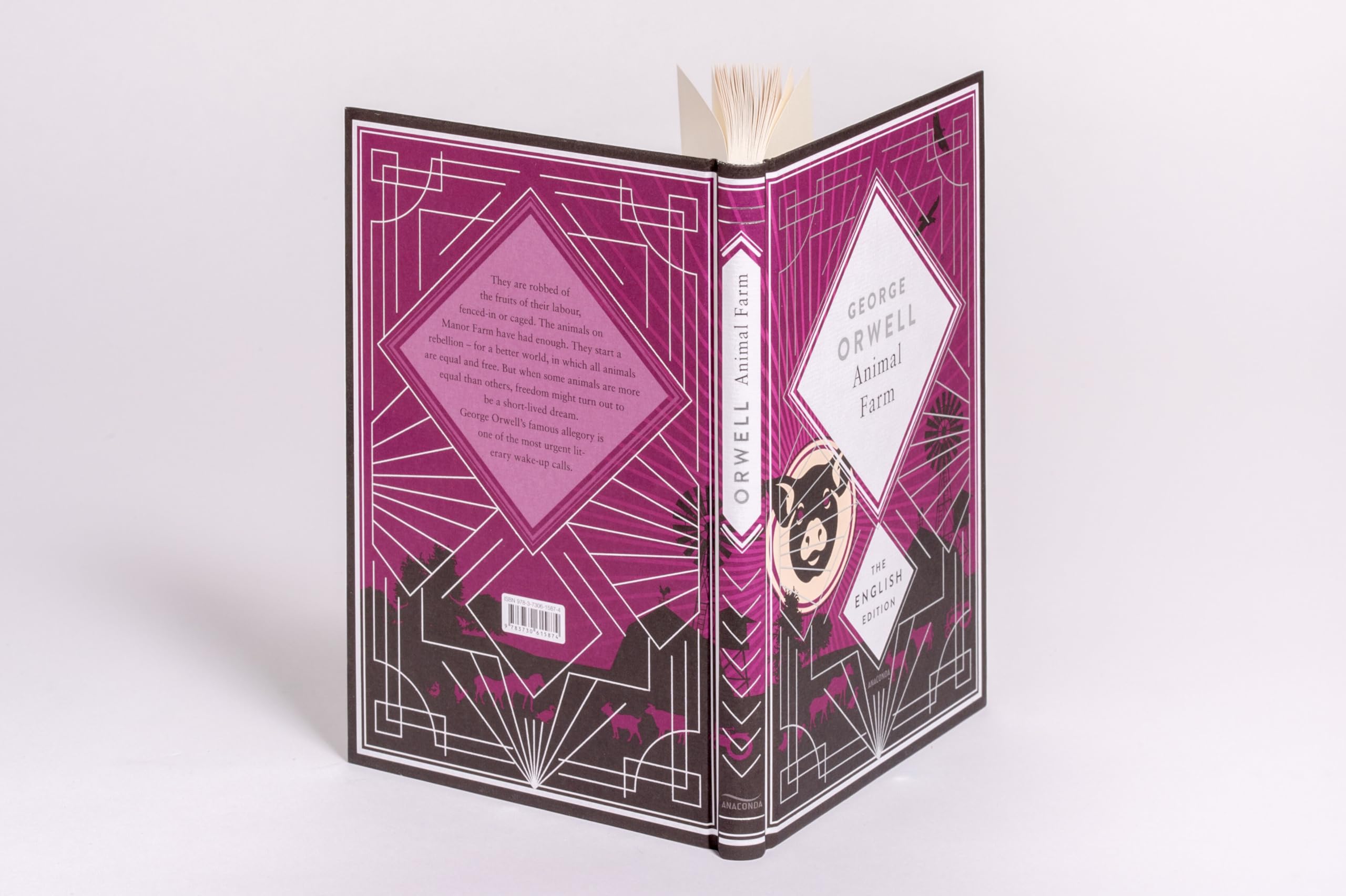 Animal Farm by George Orwell: Special Edition Hardcover Embossed with Silver Foil