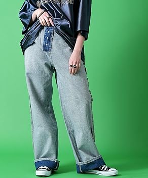 Amazon | [アンコロック] a.p.o.v s Select-リバースデニムパンツ