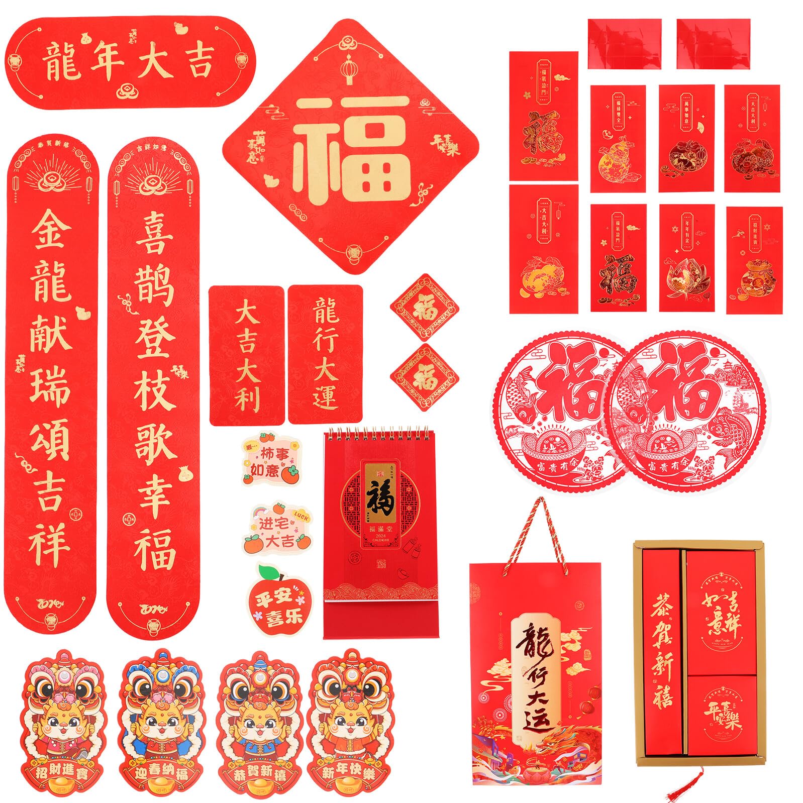 Couplets du Nouvel an Chinois Mobestech de haute qualité pour panneau de porte