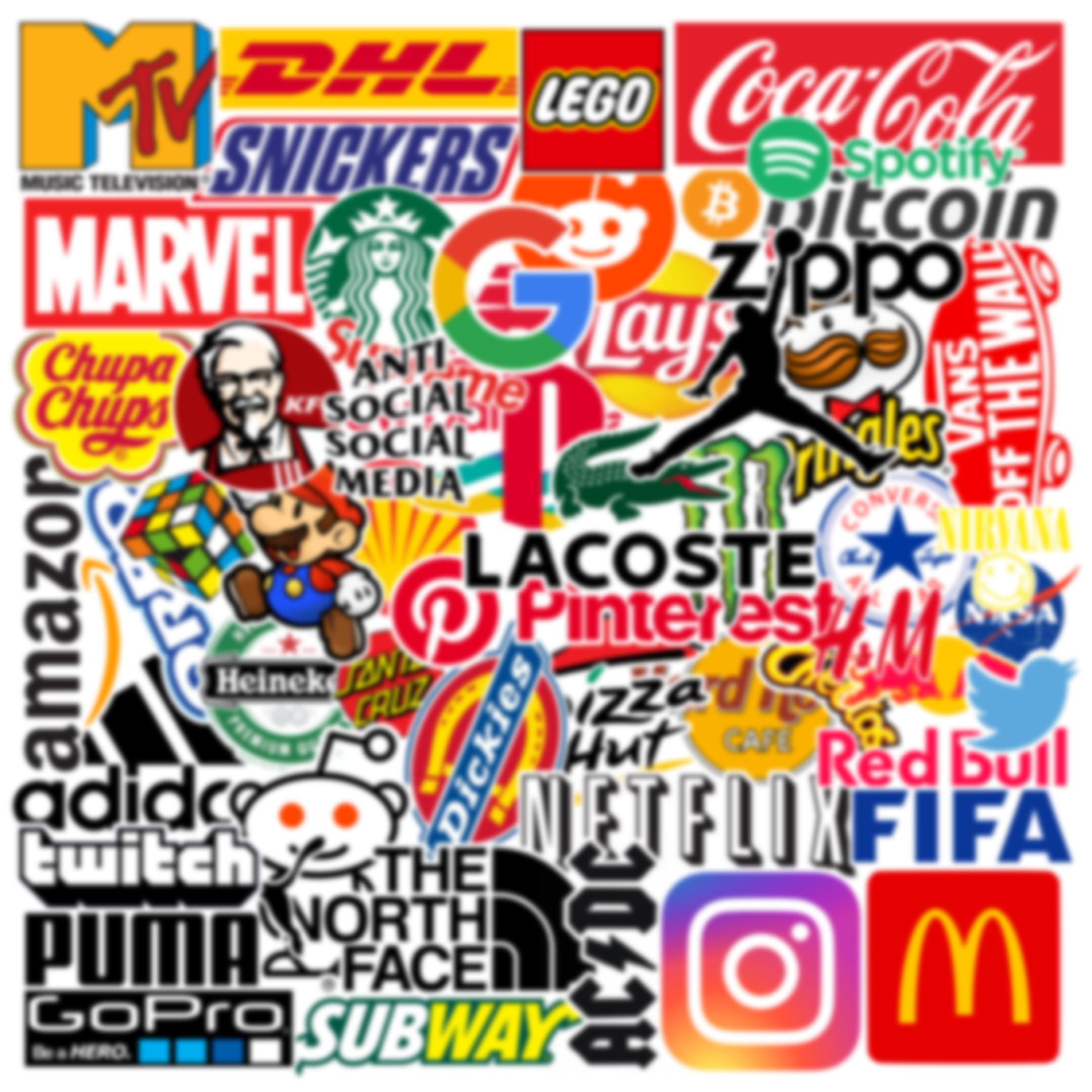 60-Piece Random Aesthetic Vinyl Stickers | Cool, Self-Adhesive, Waterproof & Residue-Free Stickers for Laptop, Journal, Guitar & Mobile Case (5.1 x 7.6 x 5.1 cm)