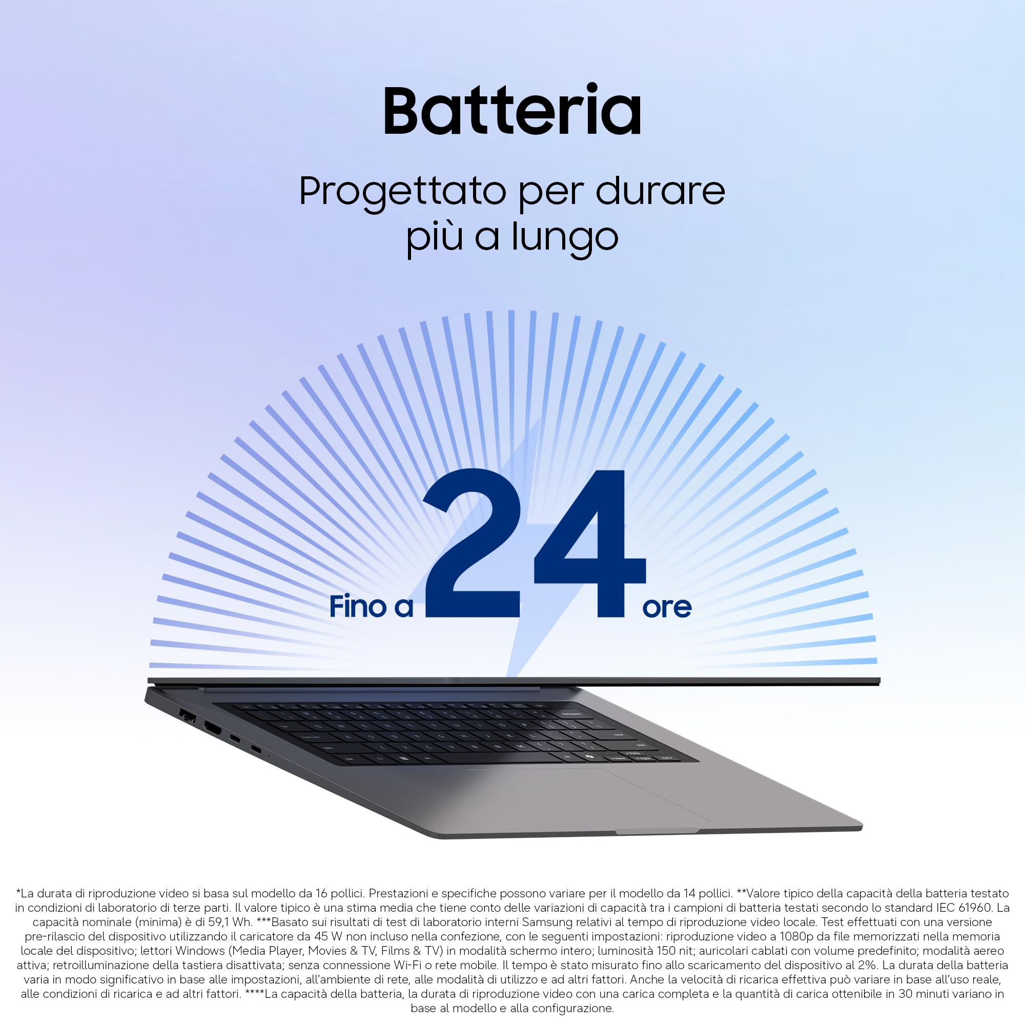 Samsung Galaxy Book6 16" Ultra 7 355 16GB 512GB Copilot+PC Portatile Gray