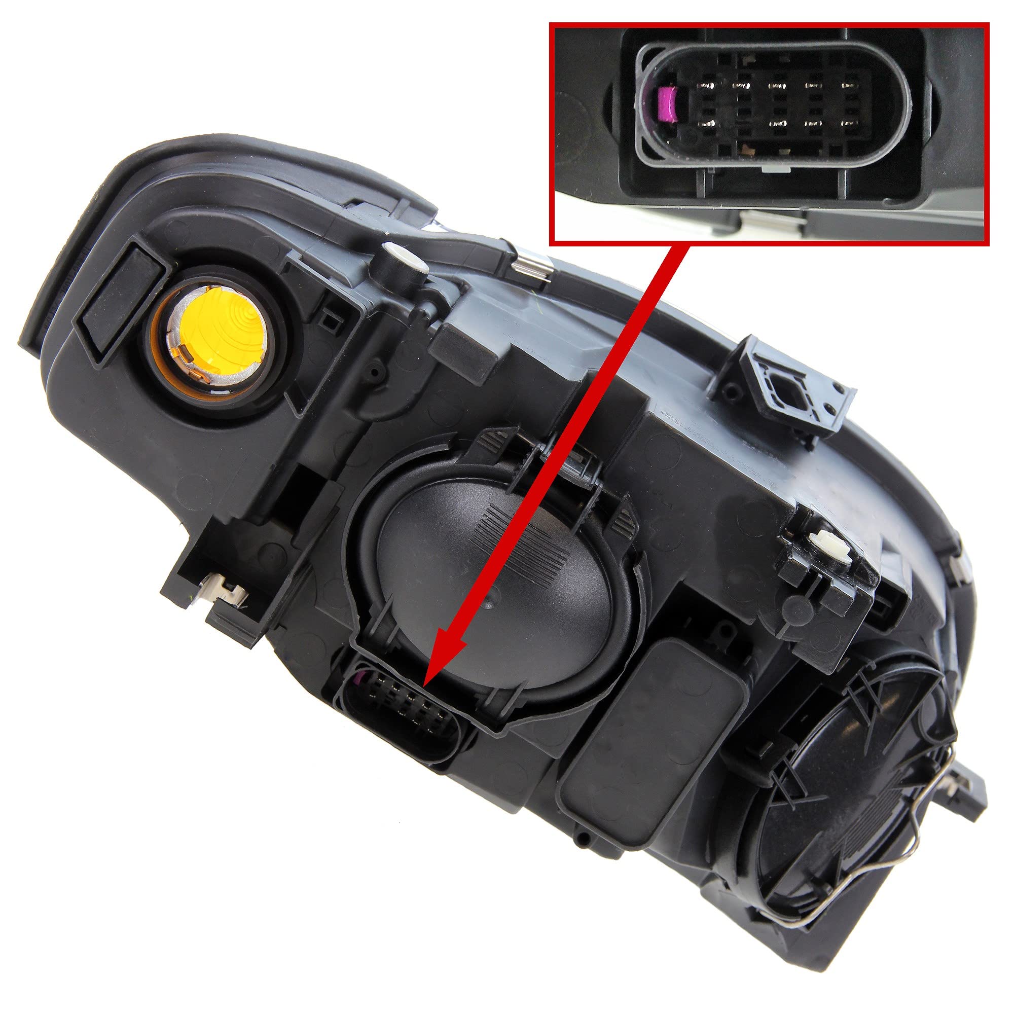 ATEC Germany 2x faros Faros delanteros Faros principales izquierda +