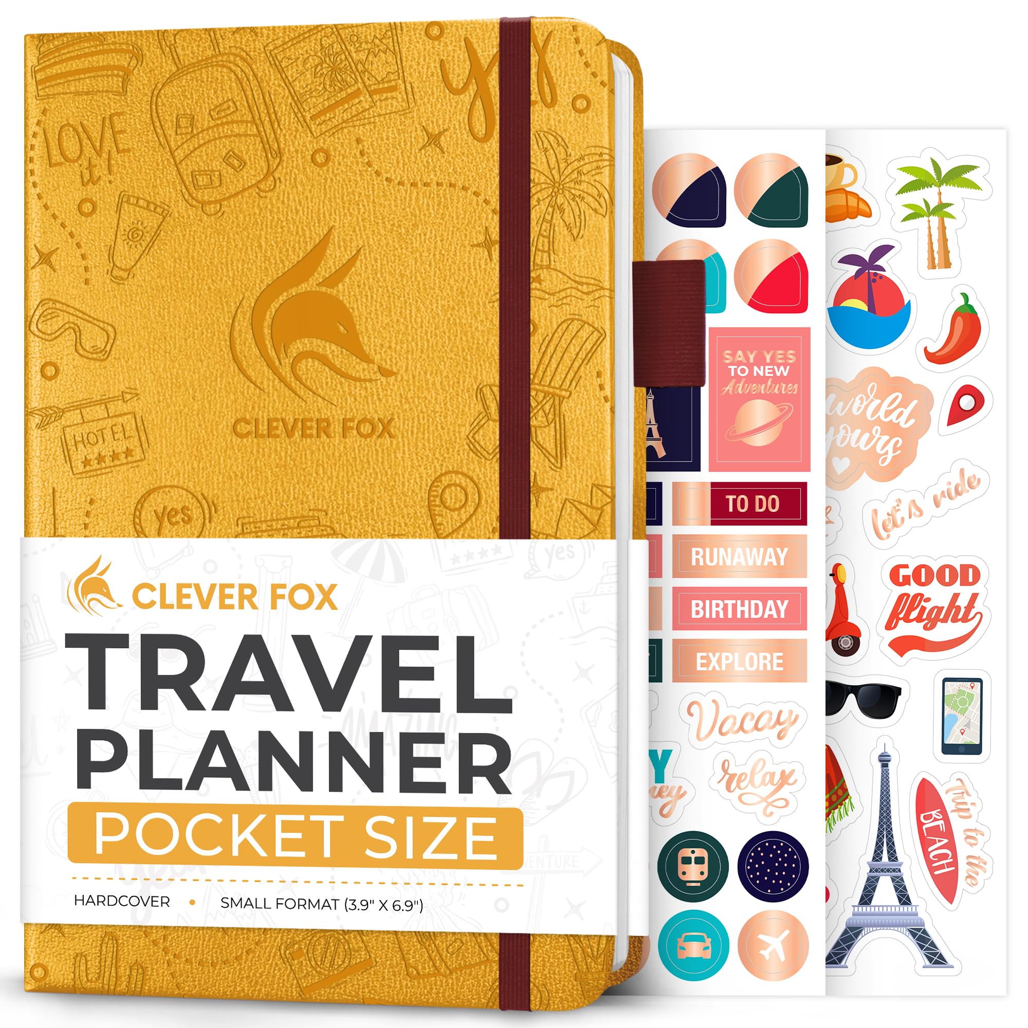 CF Travel Planner (Amber Yellow, Pocket size (10 x 17.5cm)) — image 1