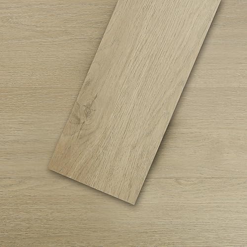 Mysflosy Peel and Stick Floor Tiles, Self-Adhesive Luxury Vinyl Flooring Plank, 6'' x 36'', 36 Pack 54 Sq.Ft, Waterproof DIY Deep Wood Grain Planks Easy to Install for Kitchen, Living Room