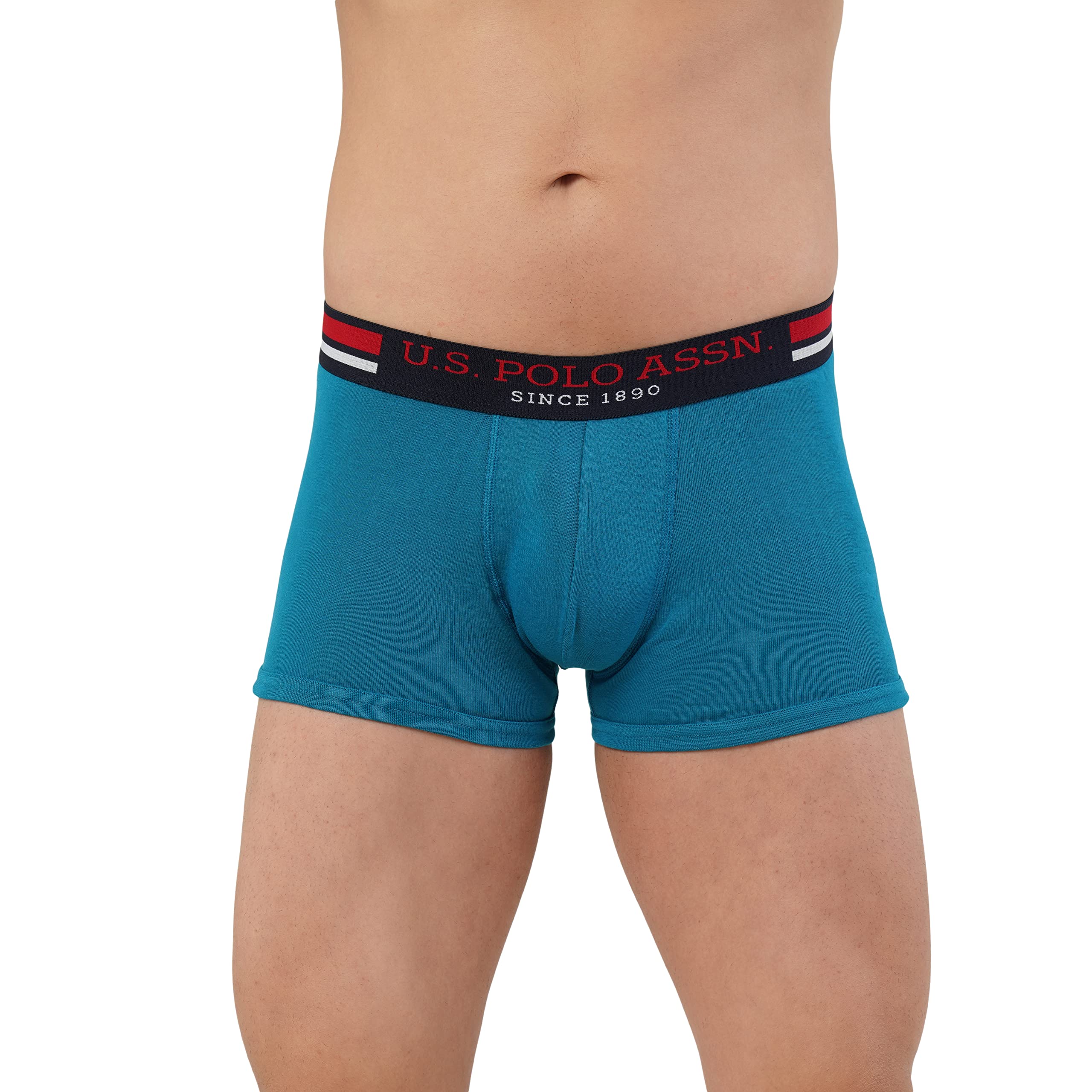 U.S. POLO ASSN. Mens Antibacterial Branded Waist I641 Cotton Trunks - Pack of 2 (Seaport S), Blue (B0B9BVQB3N) Amazon Price History, Amazon Price Tracker