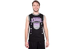 NBA Sacramento Kings Men's Sleeveless Mesh Tank Top Muscle T-Shirt