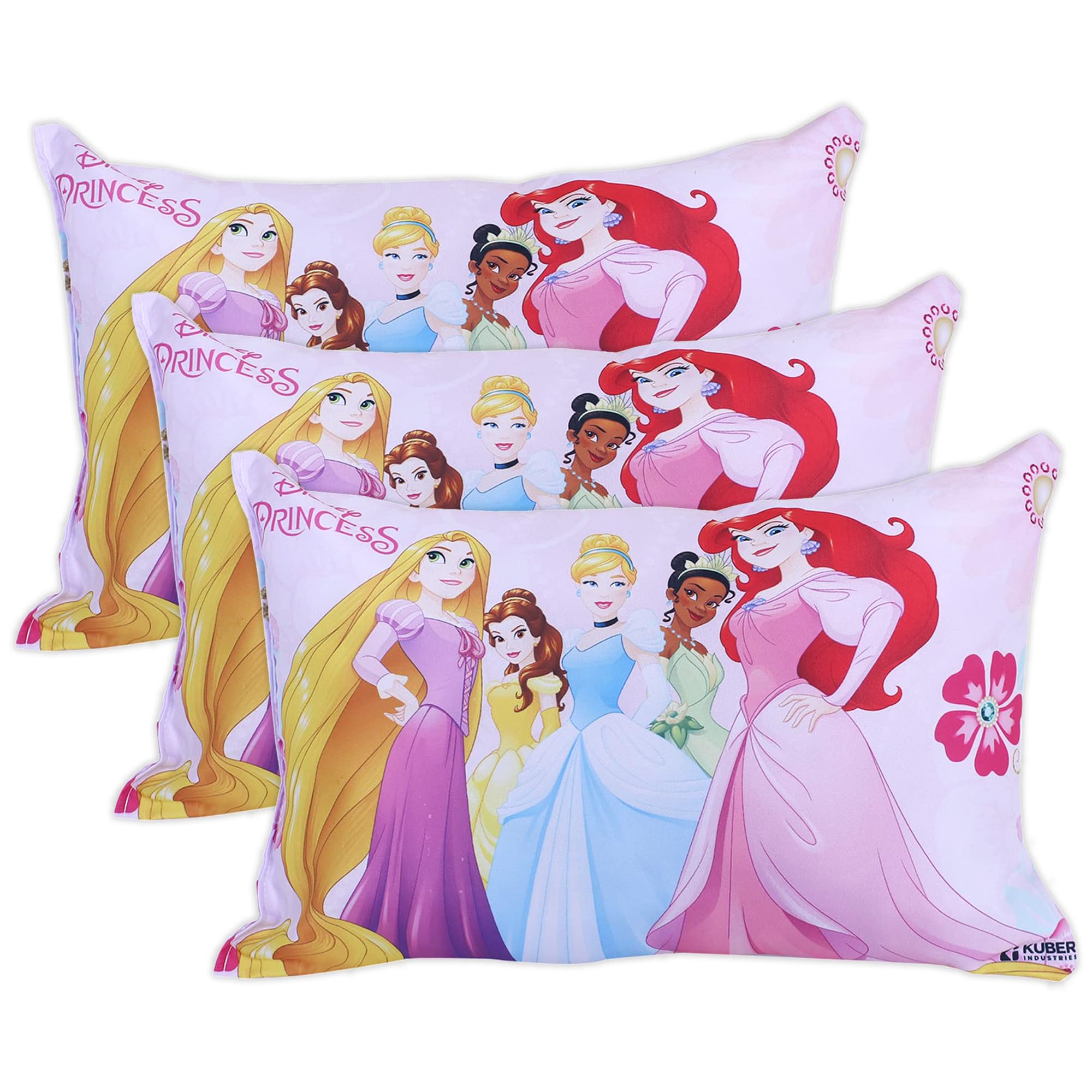 Heart Home (Pack of 3) Baby Pillow | Disney Princess Pillow | Soft Pillows for Sleeping | Back & Front Printed | Cozy & Fluffy Pillow | 12x18 Inch | Pink (B0DDPZ4QDQ) Amazon Price History, Amazon Price Tracker