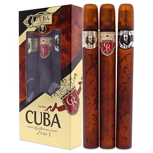 Miniatura 4 de Cuba Trio Best 1 Set de regalo | (3 x 1.17 oz Eau De Toilette Spray) Oro, VIP, Royal | Fragancia para hombre