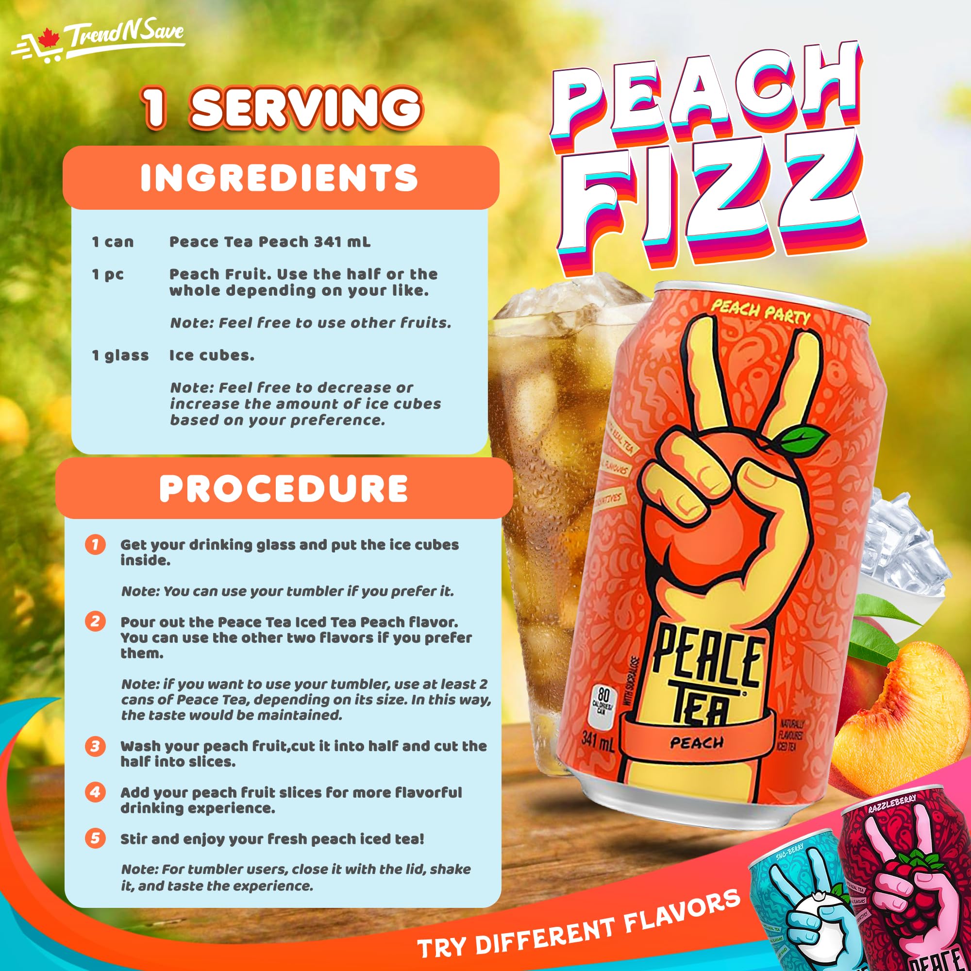 Amazon.com : Peace Tea - No Preservatives, Made with Real Tea, and
