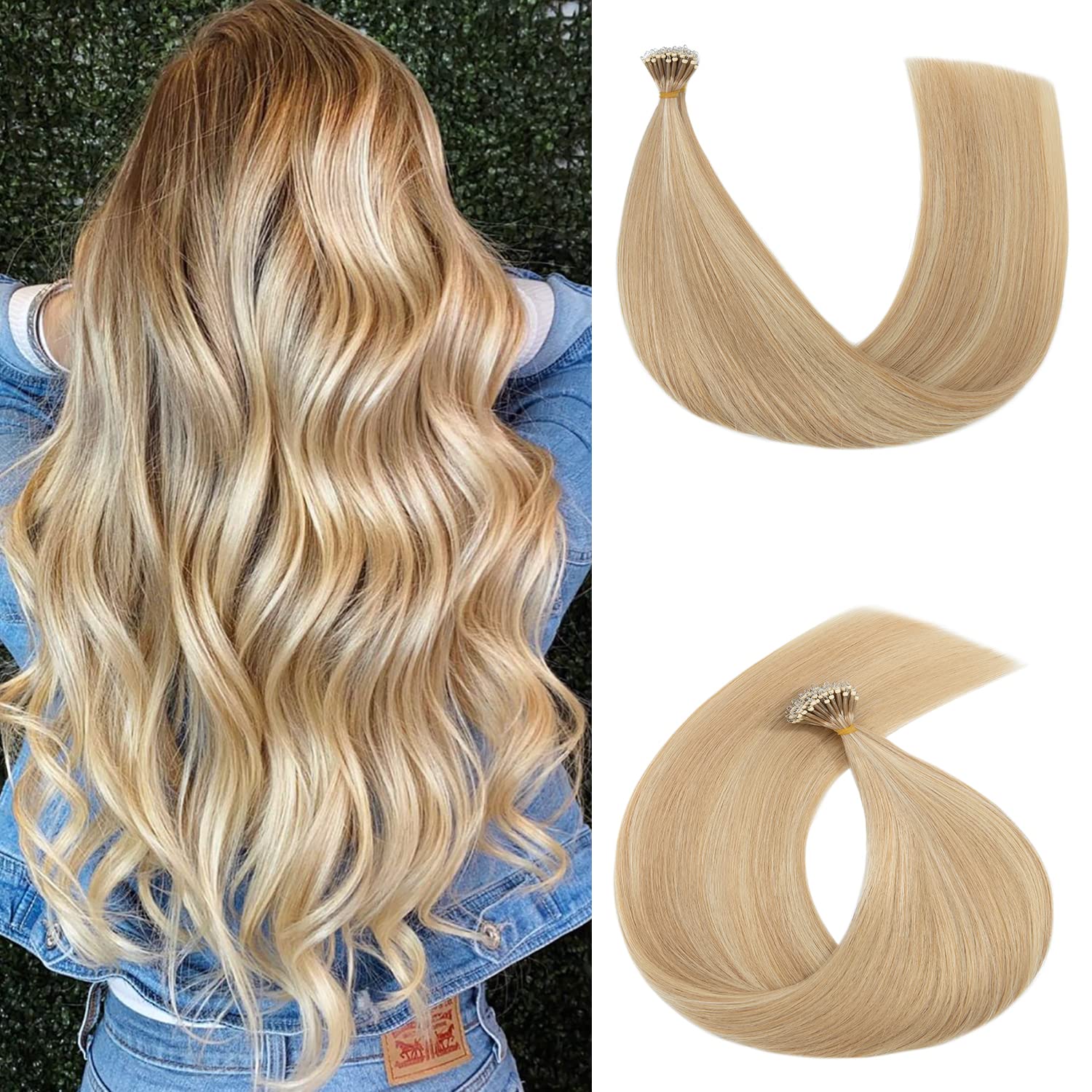 SEGO Nano Bead Hair Extension Human Hair Prebonded Nano