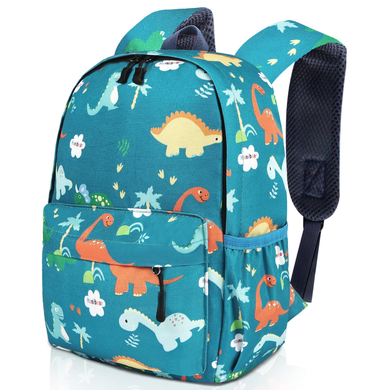 Aucuu Zaini Scolastici per Bambini, Zaino con motivo a dinosauro per Bambini 3-7 Anni, Elementare Scuola Materna Mimetica Borse, per All'aperto, Scuola, Viaggi