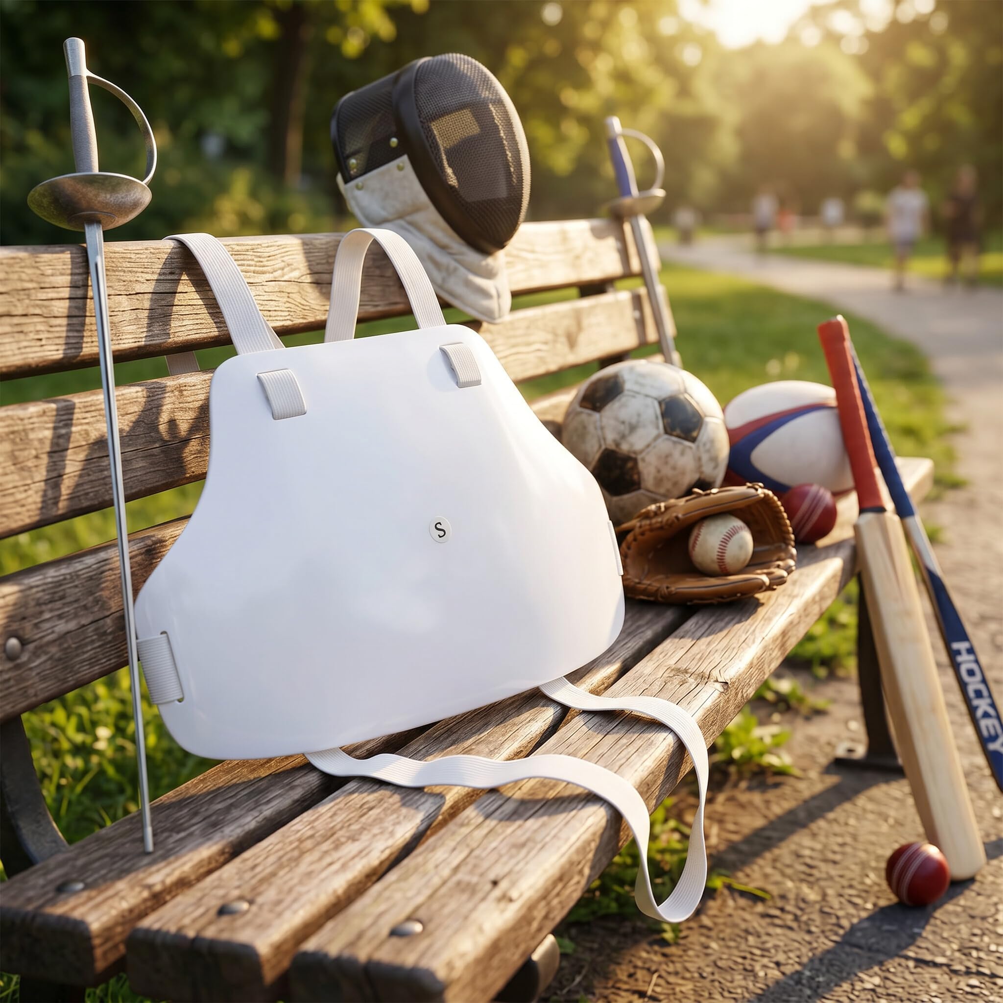 Fechten-Brustschutz, verstellbarer Gurt, Gips-Brustschutz für Herren, Fechter, Brustschutz für Fußball, Baseball, Rugby