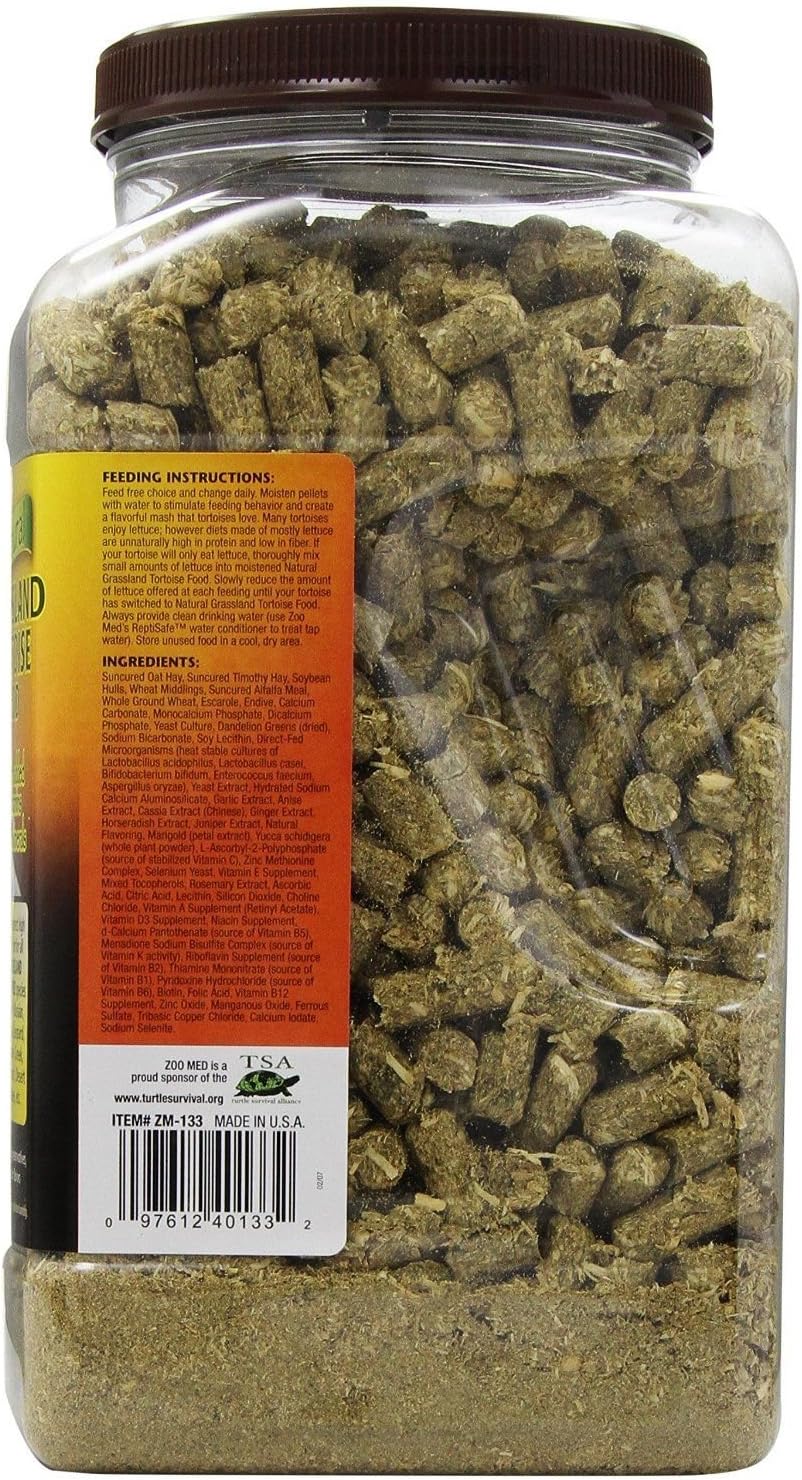 Zoo Med Natural Grassland Tortoise Food, 60 oz.