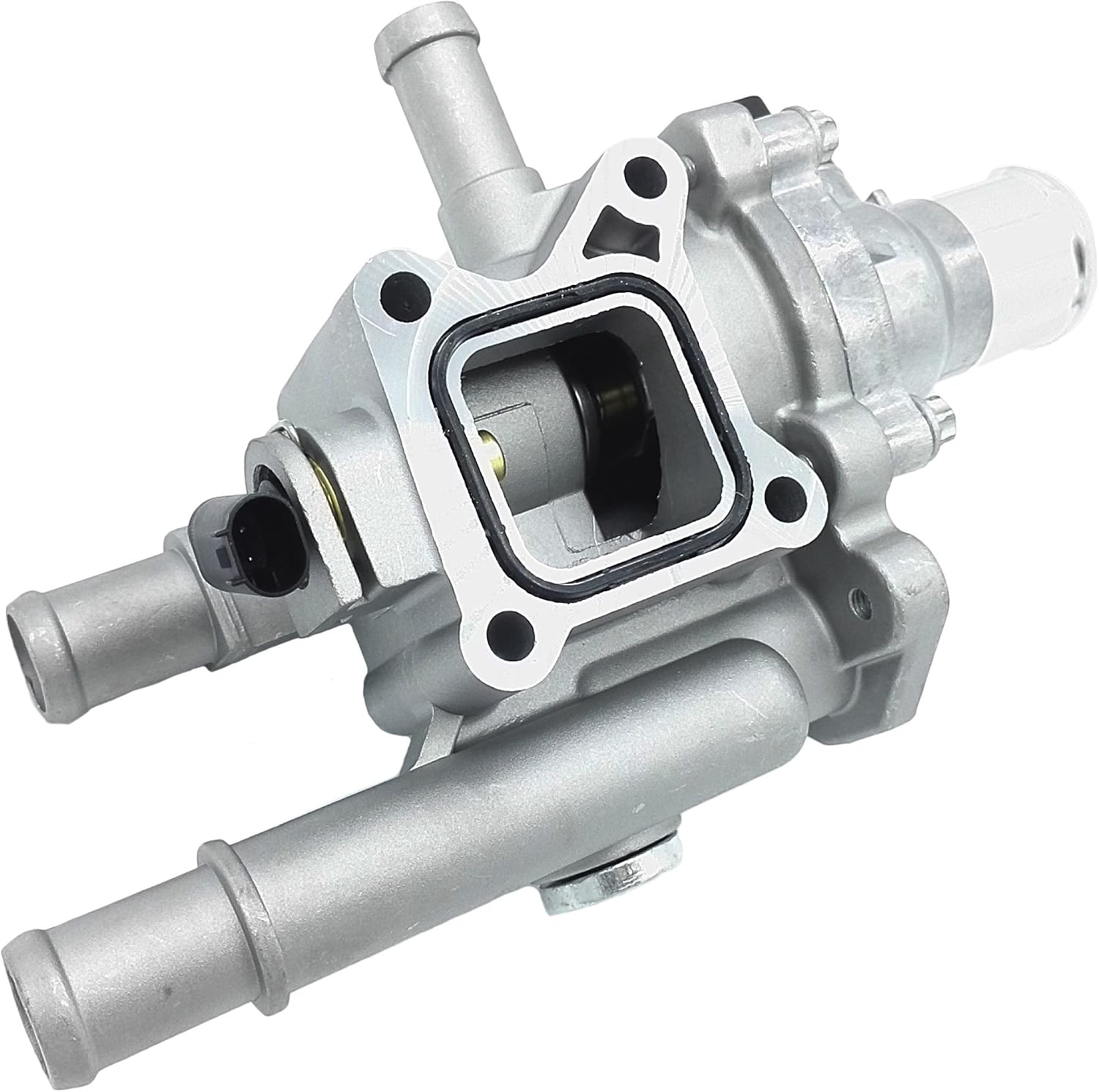 OKAY MOTOR Metal Coolant Thermostat Housing Assembly for 11-18 Chevrolet Cruze Sonic Trax 1.6L 1.8L 25192228